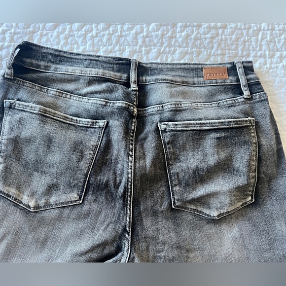 Judy Blue Black/gray wash skinny fit jeans size 16w - Picture 6 of 7